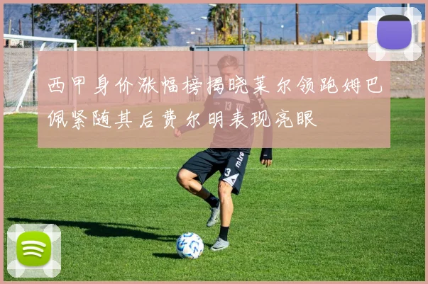 西甲身价涨幅榜揭晓莱尔领跑姆巴佩紧随其后费尔明表现亮眼
